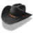 Hat cowboy black Icon